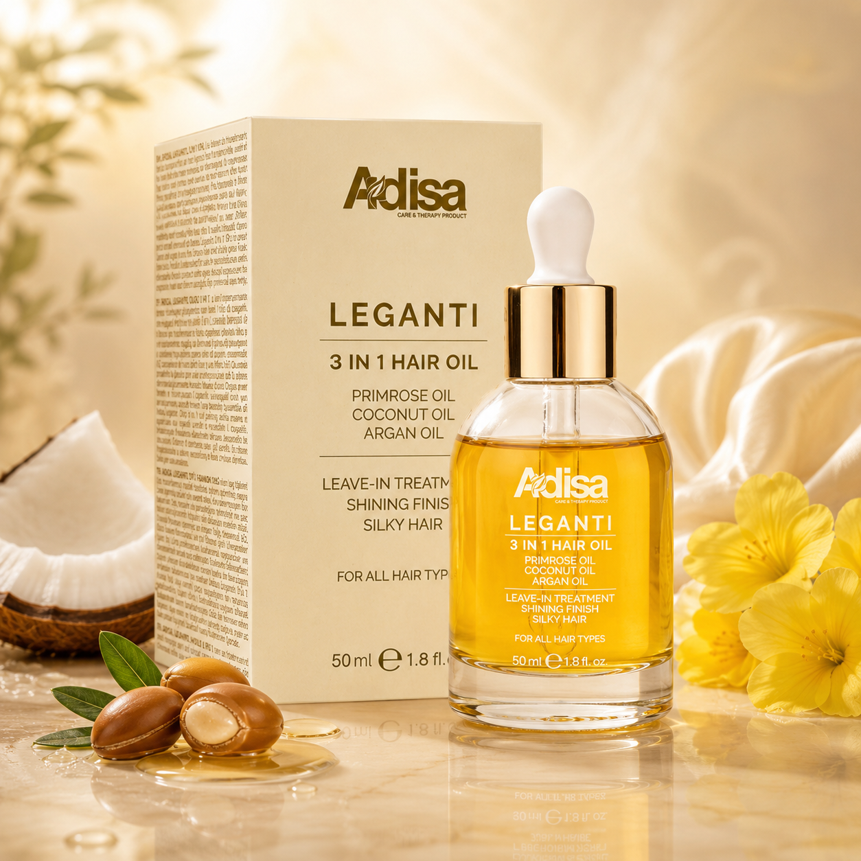 Leganti .ADisa. لگانتی (روغن گل مغربی ، نارگیل و آرگان) آدیسا - 50 میل