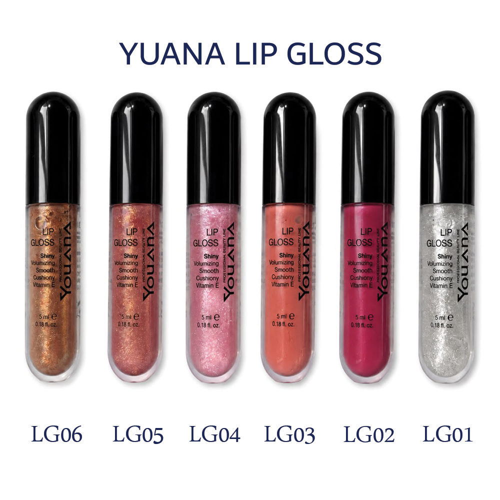 YUANA.برق لب LIPGLOSS یوانا 5 میل
